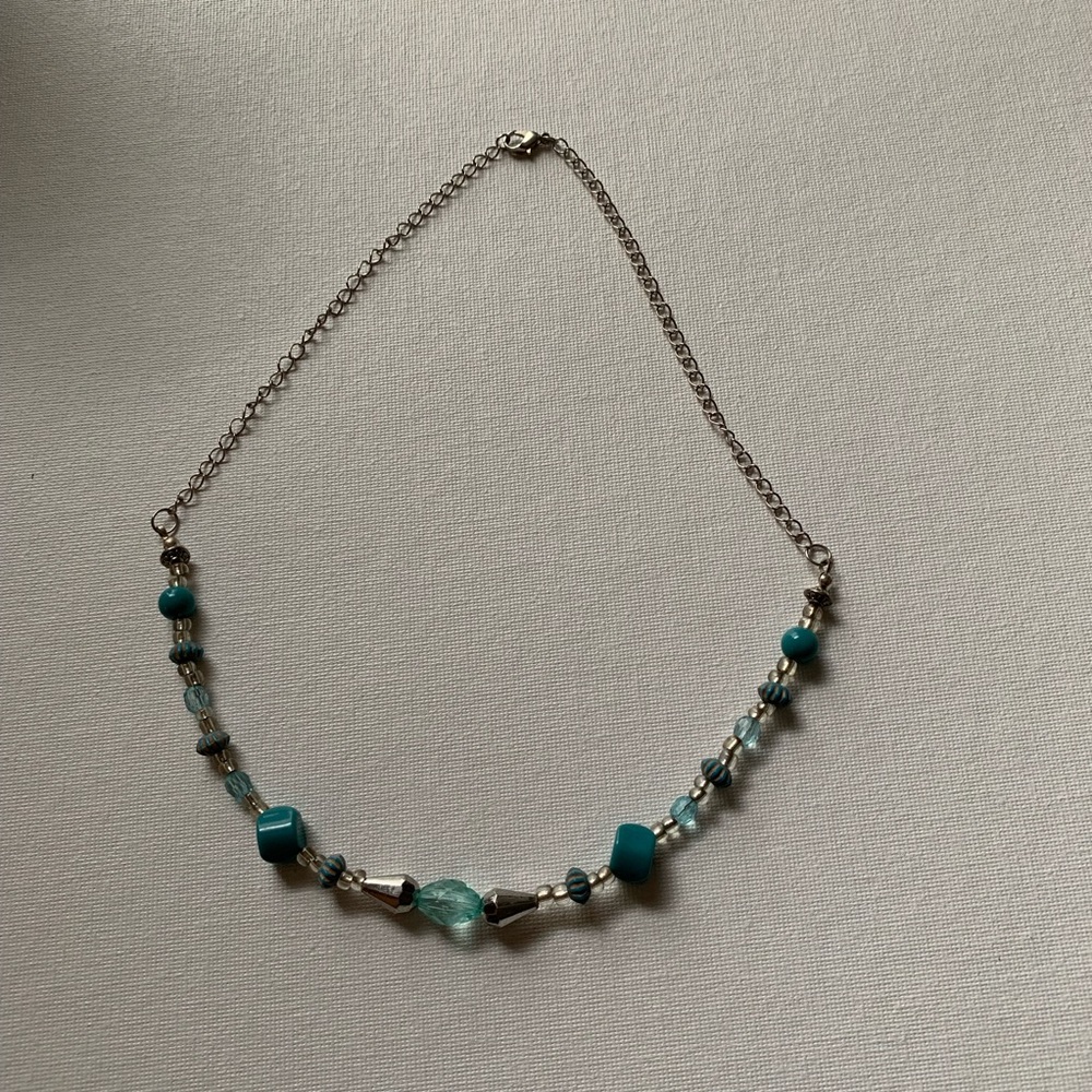 Turquoise beaded necklace